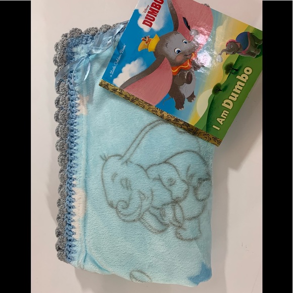 Disney Dumbo Crochet Baby Blanket Gift Set - Picture 4 of 14